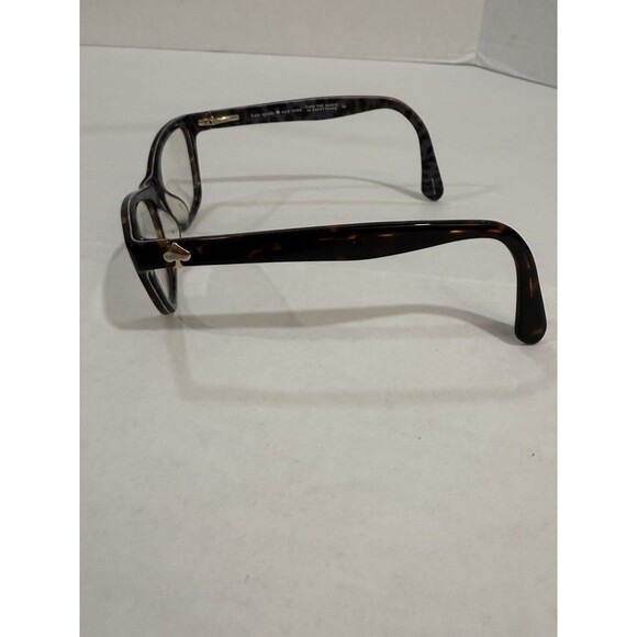KATE SPADE NEW YORK ALAYSHA 086 DARK HAVANA AUTHENTIC EYEGLASSES W/CASE - Picture 4 of 16